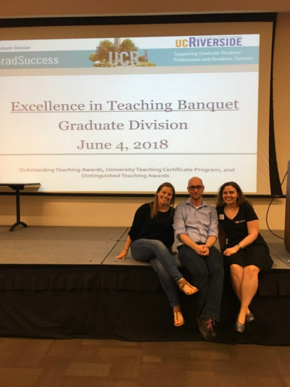 TADP Team at 2018 Excellence in Teaching Banquet
